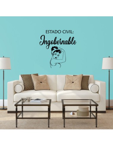 Vinilo decorativo Ingobernable