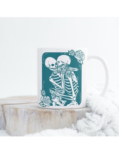 Taza Personalizada Skull love