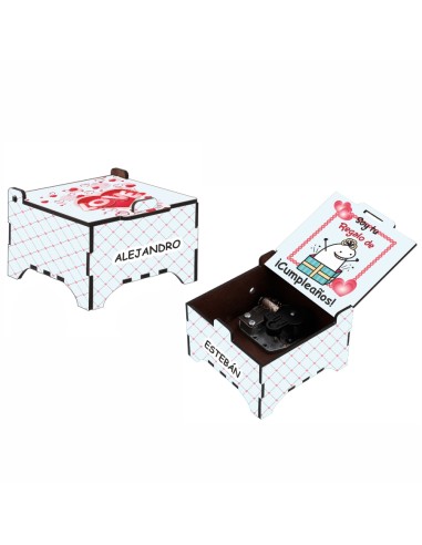 Caja musical personalizada